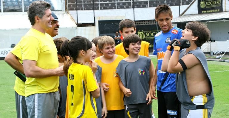 Neymar grava participação em 'Carrossel' - Lourival Ribeiro/ SBT