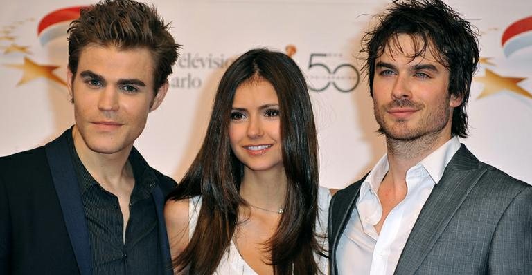 Paul Wesley, Nina Dobrev e Ian Somerhalder - Getty Images