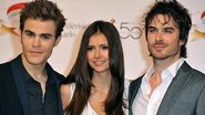 Paul Wesley, Nina Dobrev e Ian Somerhalder - Getty Images