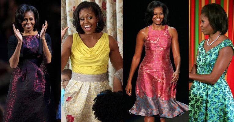 Michelle Obama: o estilo da primeira-dama americana durante a campanha do marido - Foto-Montagem/Getty Images