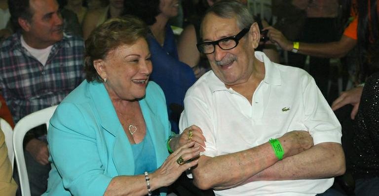 Nicette Bruno e Paulo Goulart no show de Roberto Carlos - Francisco Cepeda e Amauri Nehn / AgNews