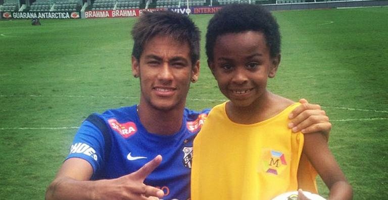 Neymar tieta o ator Jean Paulo Campos, o Cirilo de 'Carrossel' - Reprodução / Instagram