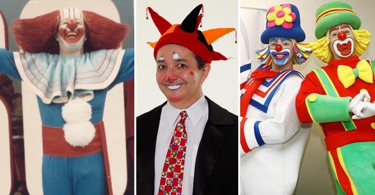 Bozo, Wellington Nogueira (Doutores da Alegria) e a dupla Patati Patatá: palhaços queridos no universo infantil - Foto-Montagem