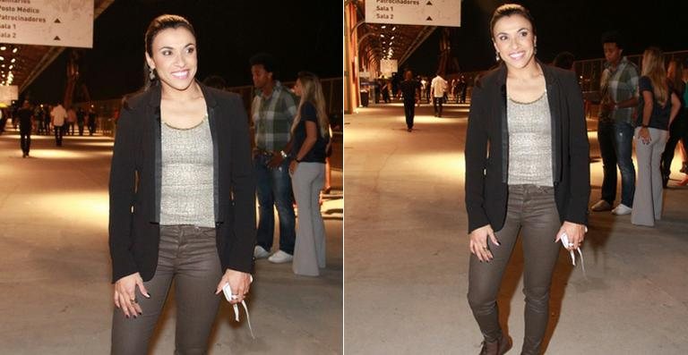 Jogadora de Futebol Marta no Fashion Rio - THYAGO ANDRADE/FOTO RIO NEWS