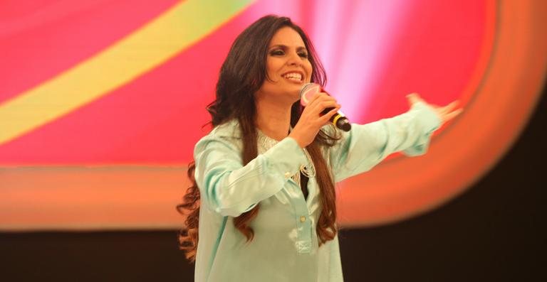 Aline Barros no Teleton 2012 - Divulgação/ SBT