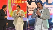 Tiago Abravanel divide encerramento do Teleton com o avô Silvio Santos - Fabio Miranda