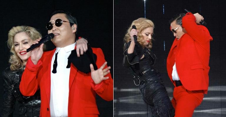 Madonna e Psy - Splash News