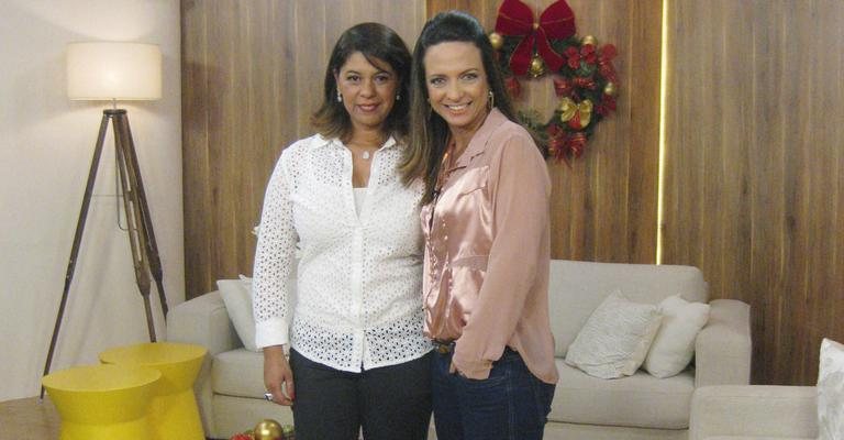 Em SP, a nutricionista Rosemeire da Silva visita a atração de Claudia Tenório, para a Rede Vida. - -