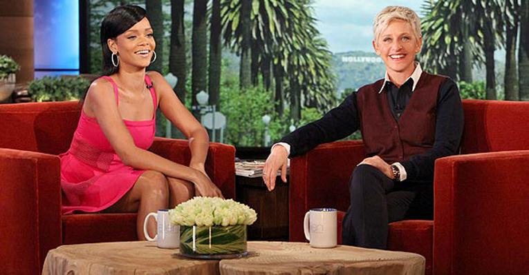 Rihanna e Ellen DeGeneres - MICHAEL ROZMAN/WARNER BROS.