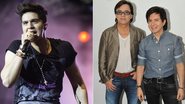 Luan Santana parabeniza a dupla Chitãozinho e Xororó pela vitória no Grammy Latino 2012 - TV Globo/Fabio Miranda