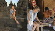 Maria Sharapova durante férias na Indonésia - Reprodução/Facebook