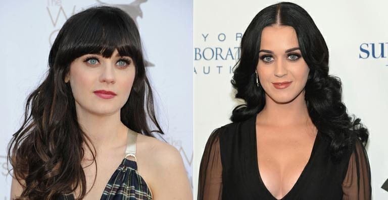 Zooey Deschanel e Katy Perry - Getty Images