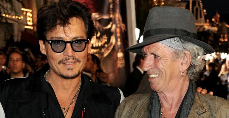 Johnny Depp e Keith Richards - Getty Images