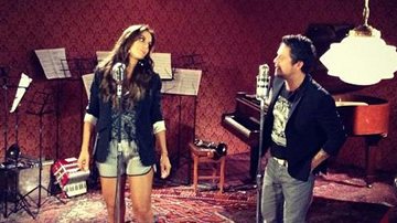 Ivete Sangalo e Alejandro Sanz - Reprodução / Twitter