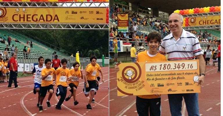 Matheus Costa participa do Circuito Infantil de Corridas contra o Câncer - Divulgação