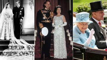 Rainha Elizabeth II e Príncipe Phillip celebram 65 anos de casamento - Fotomontagem