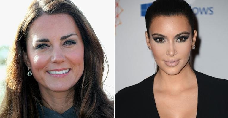 Kate Middleton e Kim Kardashian - Getty Images