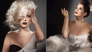 Produzidas por top hair stylists, Nathália Rodrigues e Bárbara Paz são retratadas por profissional
de estúdio francês. - Didier Bizous e Cia da foto