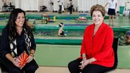 Regina Casé e Dilma Rousseff - TV Globo / Roberto Stuckert Filho