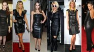 Famosas e seus vestidos de couro - Getty Images