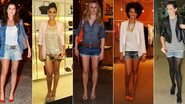 Fernanda Paes Leme, Juliana Paes, Fiorella Mattheis, Sheron Menezzes e Deborah Secco usando shorts - Arquivo CARAS