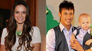 Bruna Marquezine e Neymar com Davi Lucas - Arquivo CARAS