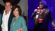 Orlando Morais e Gloria Pires vão ao show de Milton Nascimento no Rio - Clayton Militão / Foto Rio News