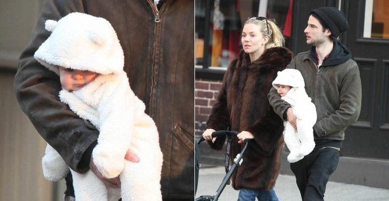 Sienna Miller com a família - The Grosby Group