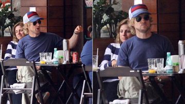 Owen Wilson faz lanche no Leblon - Wallace Barbosa / AgNews