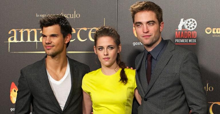 Taylor Lautner, Kristen Stewart e Robert Pattinson - Getty Images