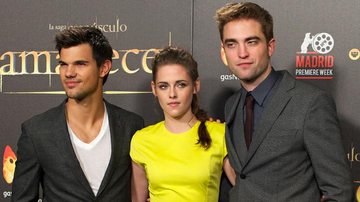 Taylor Lautner, Kristen Stewart e Robert Pattinson - Getty Images