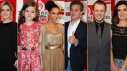 Adriana Esteves, Mel Maia, Taís Araújo, Luciano Huck, Tiago Leifert e Fátima Bernardes - Foto Rio News ; AgNews