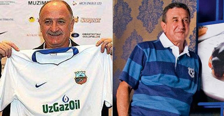 Luiz Felipe Scolari e Carlos Alberto Parreira - Arquivo CARAS