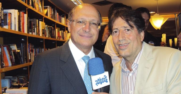 Geraldo Alckmin, gov. de SP, fala a Surrey Youssef para a atração da Net e TVA, em SP. - -