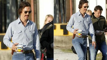 Matthew McConaughey no set de 'Dallas Buyers Club' - Grosby Group