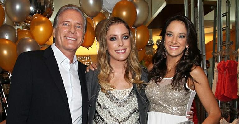 Roberto Justus, Fabiana Justus e Ticiane Pinheiro - Manuela Scarpa / Foto Rio News