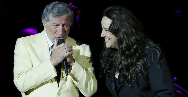 Tony Bennett e Ana Carolina - Felipe Panfili/AgNews