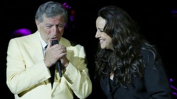 Tony Bennett e Ana Carolina - Felipe Panfili/AgNews