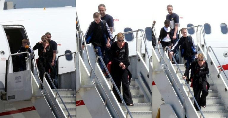 Madonna desembarca no Rio de Janeiro - André Freitas / AgNews