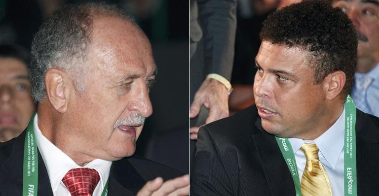 Luiz Felipe Scolari e Ronaldo Nazário - Reuters