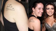 Fã tatua autógrafo de Paula Fernandes - Leo Franco e Thiago Duran /agnews