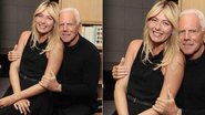 Maria Sharapova visita Giorgio Armani em Milão, Itália - Reprodução/Facebook