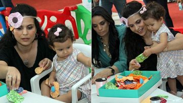 Aline Barros e a filha, Maria Catherine - Graça Paes/Foto Rio News