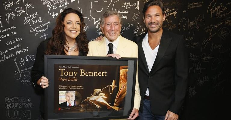 Tony Bennett e Ana Carolina - Felipe Panfili/AgNews