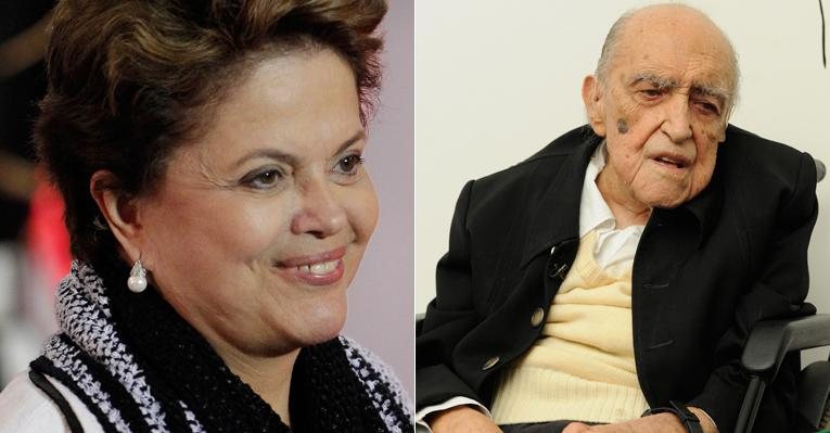 Dilma Rousseff oferece o Palácio do Planalto para velar Oscar Niemeyer - Foto Montagem