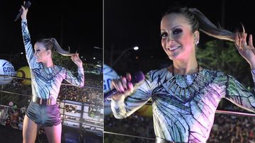 Claudia Leitte se apresenta na folia do Carnatal - Fred Pontes/Divulgação