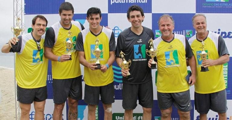 Equipe de Kadu Moliterno, Anderson Müller e Zico venceu o Desafio das Estrelas - Philippe Lima / AgNews