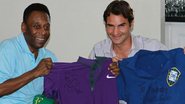 Pelé e Roger Federer - Reprodução / Facebook