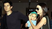 Orlando Bloom, Flynn e Miranda Kerr - Grosby Group