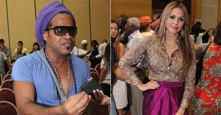 Carlinhos Brown e Alinne Rosa: estrelas do carnaval conferem evento com o prefeito eleito de Salvador - Uran Rodrigues